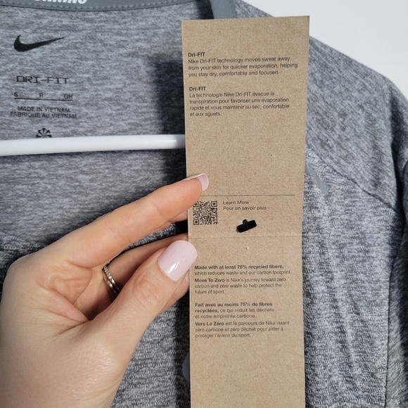 Nike Rise 365 Men's Dri-FIT Short-Sleeve Running Top Size Small Grey CZ9… - Picture 6 of 8